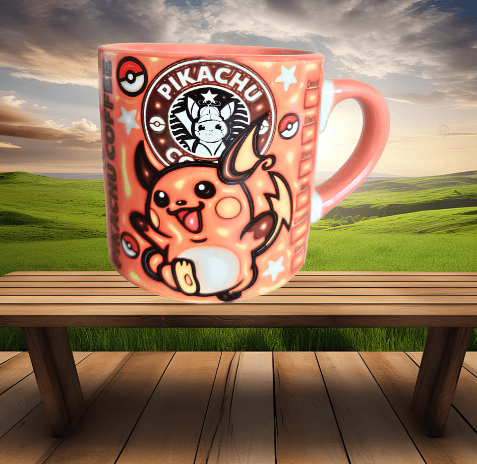 Pokemon Baskı Porselen Fincan