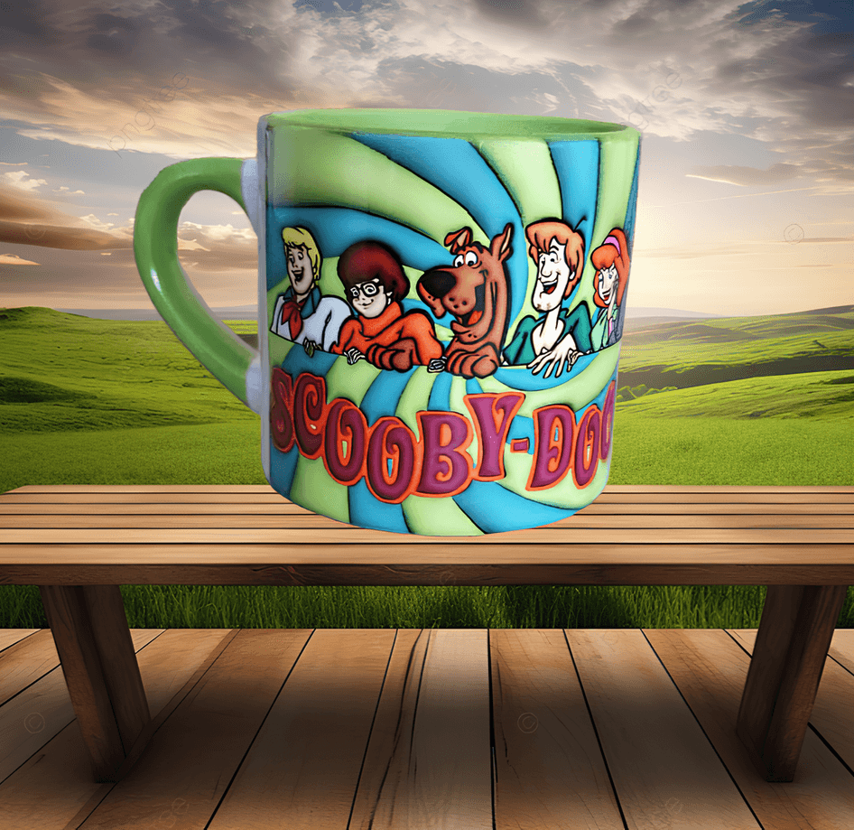 Scooby Doo Baskı Porselen Fincan