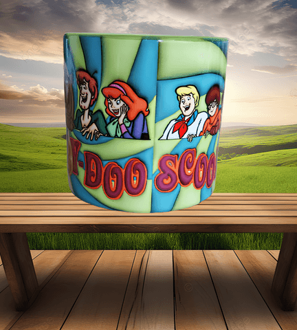 Scooby Doo Baskı Porselen Fincan