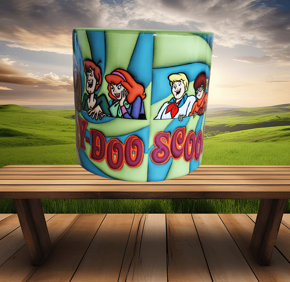 Scooby Doo Baskı Porselen Fincan