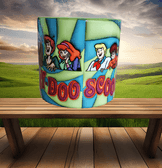 Scooby Doo Baskı Porselen Fincan