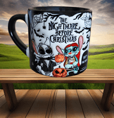 Stitch Baskı Porselen Fincan