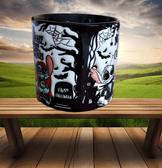 Stitch Baskı Porselen Fincan