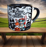 Stitch Baskı Porselen Fincan