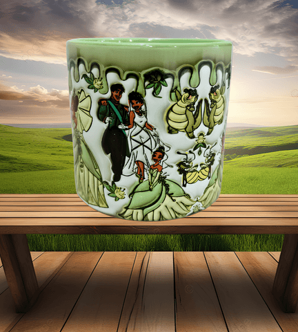 Prenses Baskı Porselen Fincan