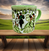 Prenses Baskı Porselen Fincan