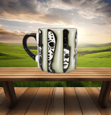 Katiller Halloween Baskı Porselen Fincan