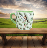 Prenses Baskı Porselen Fincan