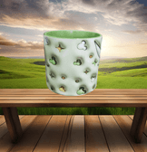 Prenses Baskı Porselen Fincan