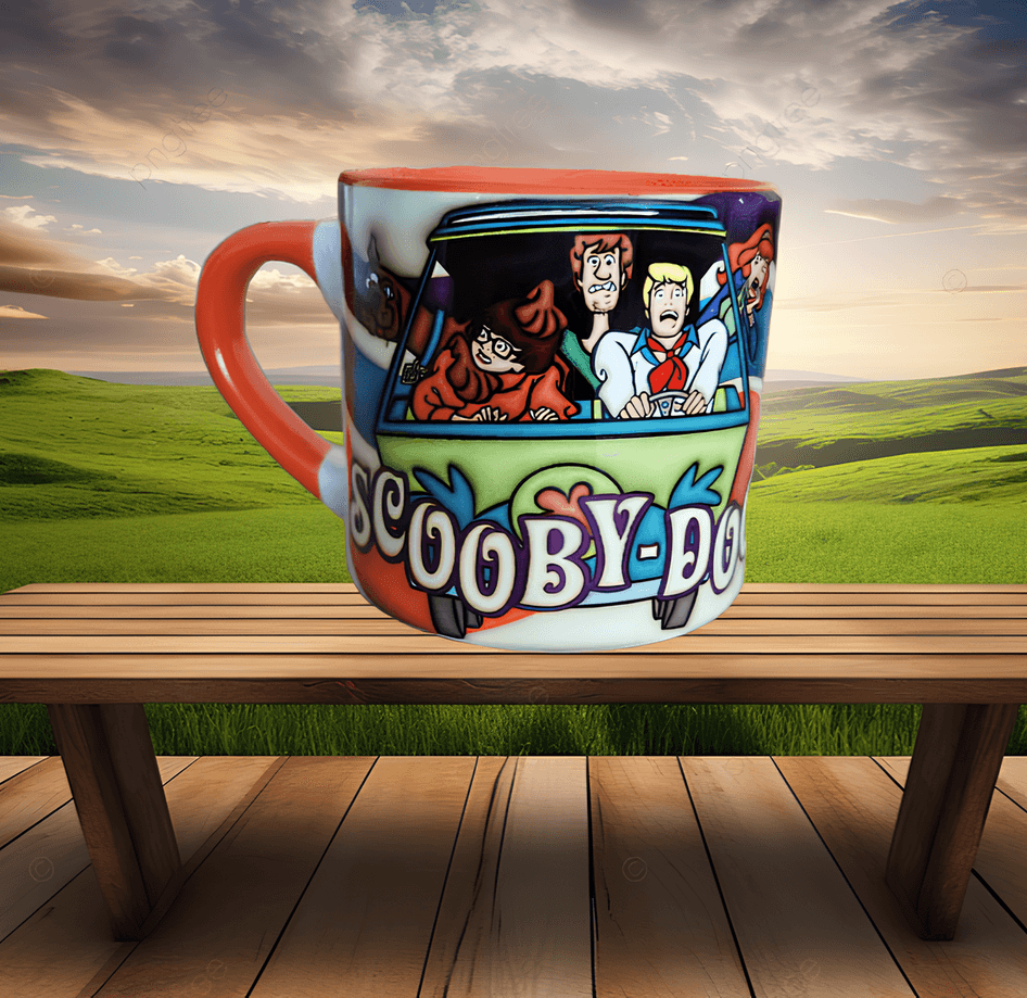 Scooby Doo Baskı Porselen Fincan