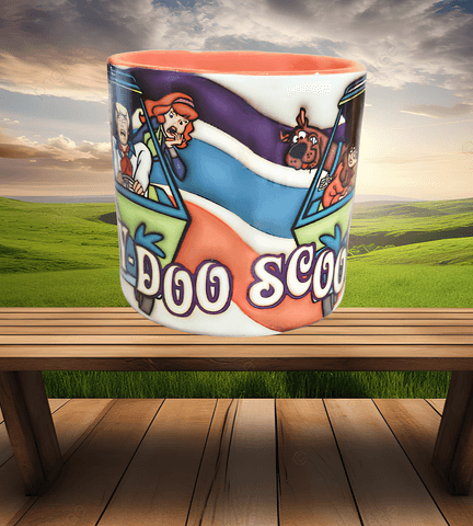 Scooby Doo Baskı Porselen Fincan