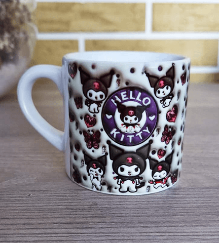 Kuromi Baskı Porselen Fincan