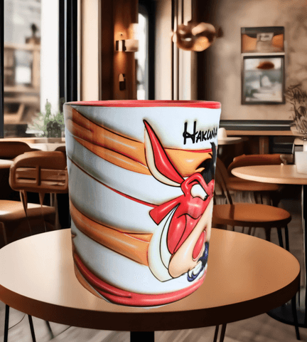 Aslan Kral Baskı içi ve Kulpu Renkli Kupa