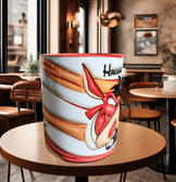 Aslan Kral Baskı içi ve Kulpu Renkli Kupa