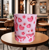 Barbi Baskı içi ve Kulpu Renkli Kupa