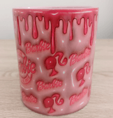 Barbi Baskı içi ve Kulpu Renkli Kupa