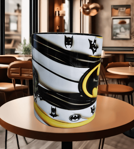 Batman Baskı içi ve Kulpu Renkli Kupa