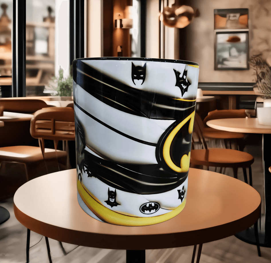 Batman Baskı içi ve Kulpu Renkli Kupa