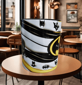 Batman Baskı içi ve Kulpu Renkli Kupa