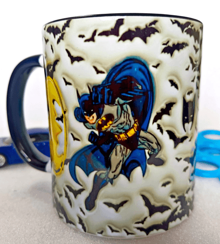 Batman Baskı içi ve Kulpu Renkli Kupa