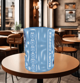 Bingo Bluey Baskı içi ve Kulpu Renkli Kupa