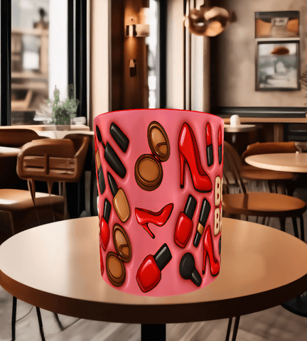 Boss BABE Baskı içi ve Kulpu Renkli Kupa