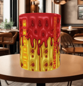 Chucky Baskı içi ve Kulpu Renkli Kupa