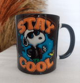 Cool Stay Baskı içi ve Kulpu Renkli Kupa