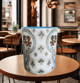 Prenses Baskı içi ve Kulpu Renkli Kupa