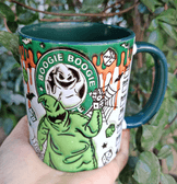 Halloween Baskı içi ve Kulpu Renkli Kupa