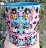 Halloween Baskı içi ve Kulpu Renkli Kupa