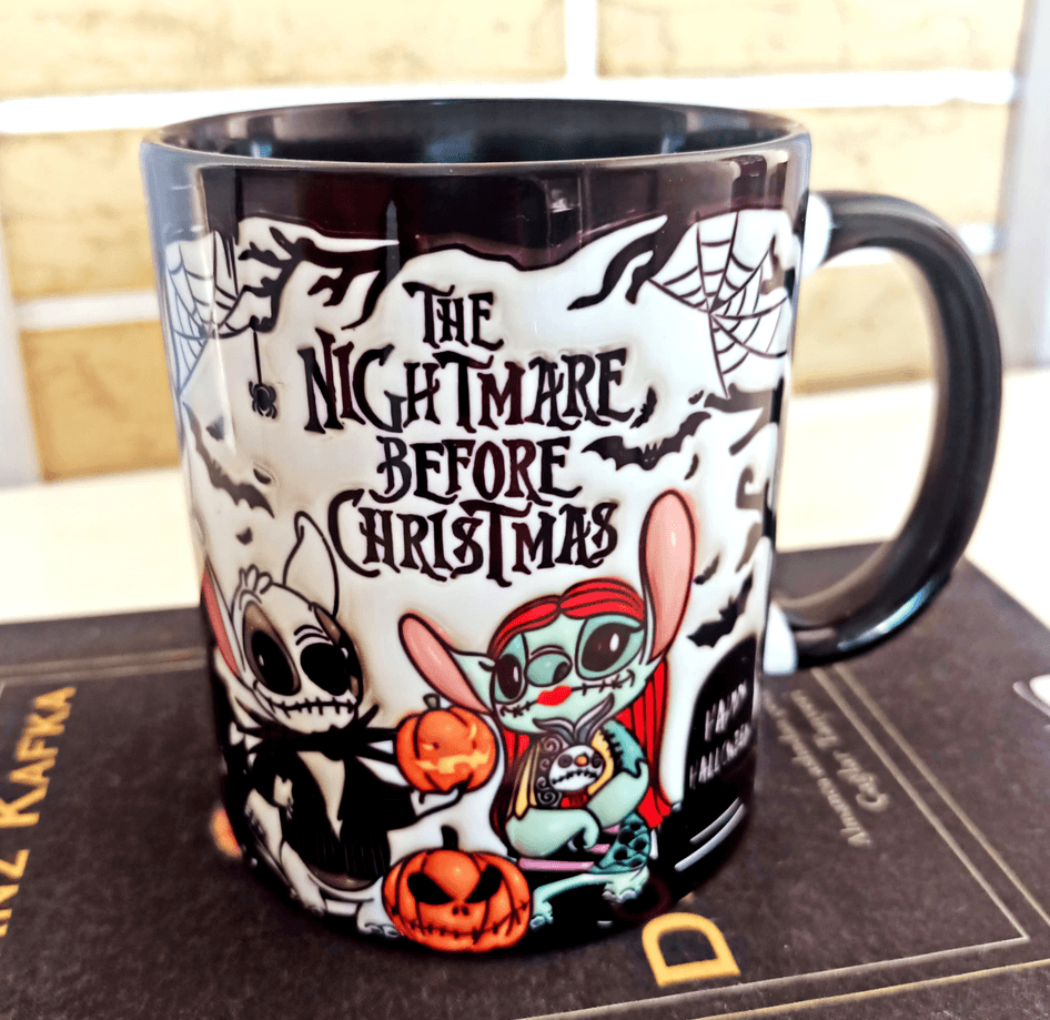 Halloween Baskı içi ve Kulpu Renkli Kupa