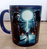 Halloween Baskı içi ve Kulpu Renkli Kupa