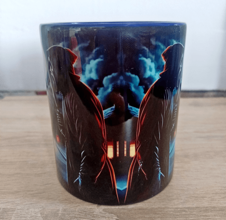 Halloween Baskı içi ve Kulpu Renkli Kupa