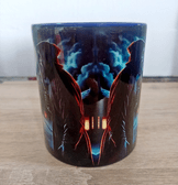 Halloween Baskı içi ve Kulpu Renkli Kupa