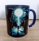 Halloween Baskı içi ve Kulpu Renkli Kupa