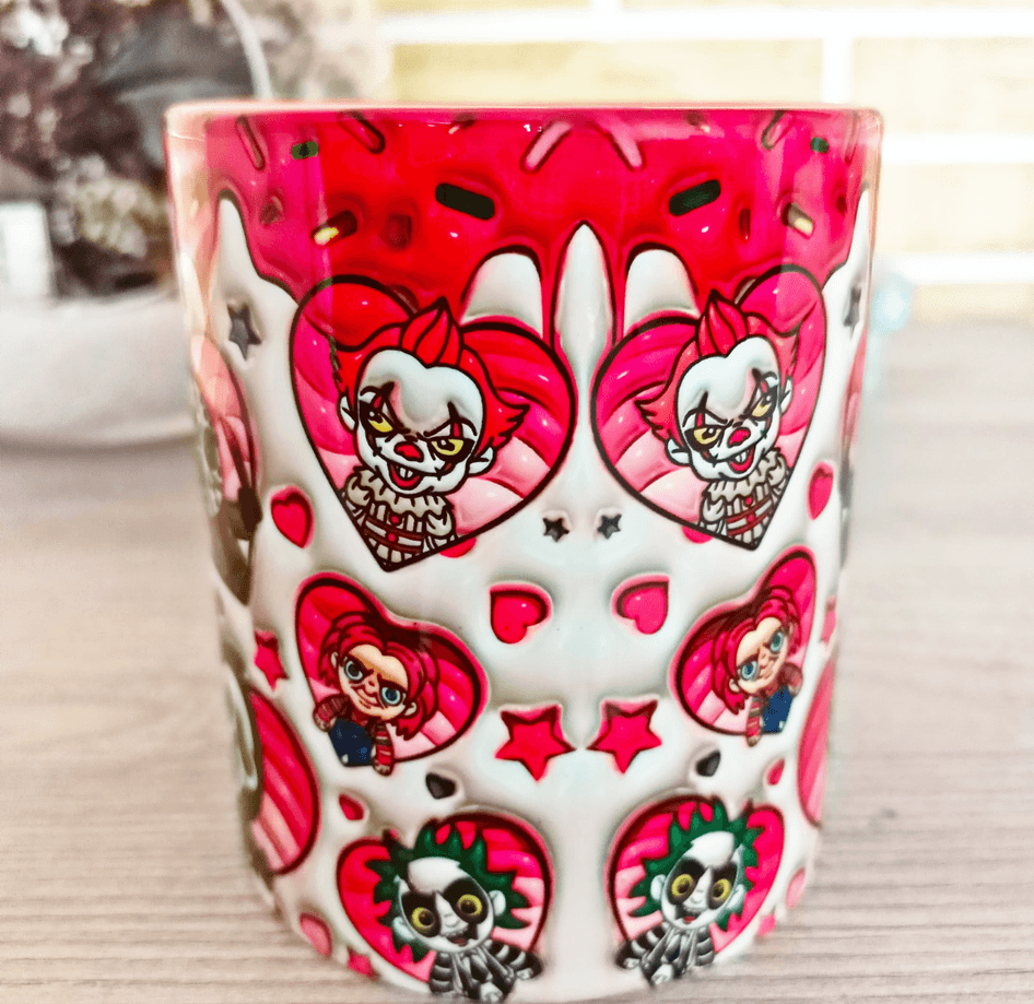 Halloween Baskı içi ve Kulpu Renkli Kupa