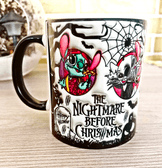 Halloween Baskı içi ve Kulpu Renkli Kupa