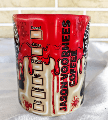 Halloween Baskı içi ve Kulpu Renkli Kupa