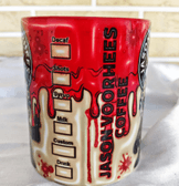 Halloween Baskı içi ve Kulpu Renkli Kupa