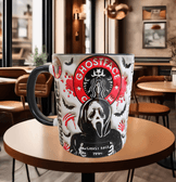 Halloween Baskı içi ve Kulpu Renkli Kupa