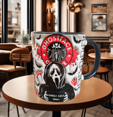 Halloween Baskı içi ve Kulpu Renkli Kupa