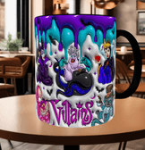 Halloween Baskı içi ve Kulpu Renkli Kupa