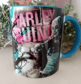 Harley Quinn Baskı içi ve Kulpu Renkli Kupa