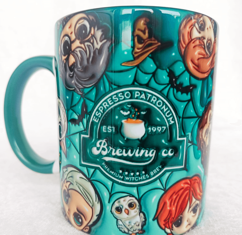 Harry Potter Baskı içi ve Kulpu Renkli Kupa