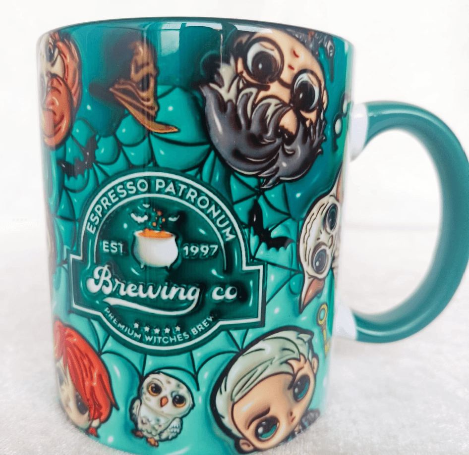 Harry Potter Baskı içi ve Kulpu Renkli Kupa