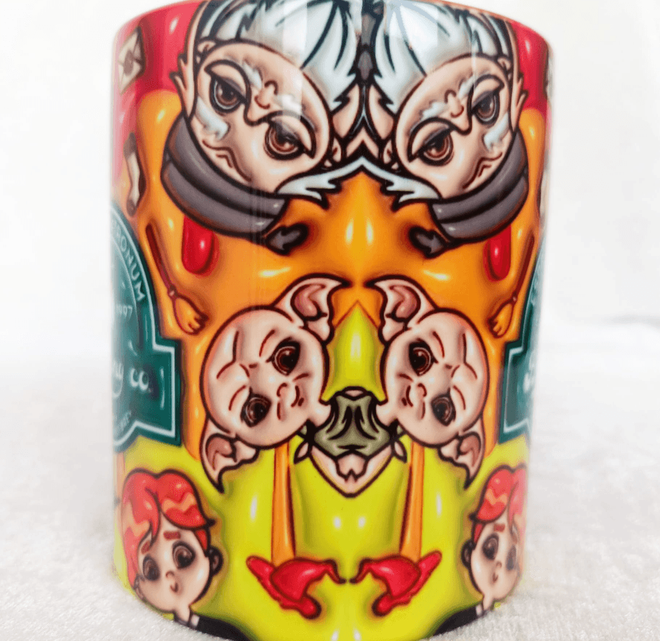 Harry Potter Baskı içi ve Kulpu Renkli Kupa