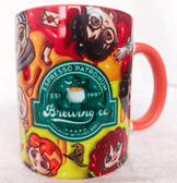 Harry Potter Baskı içi ve Kulpu Renkli Kupa