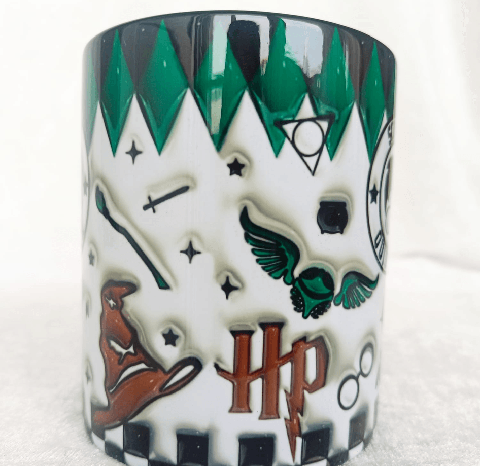 Harry Potter Baskı içi ve Kulpu Renkli Kupa