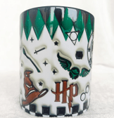 Harry Potter Baskı içi ve Kulpu Renkli Kupa